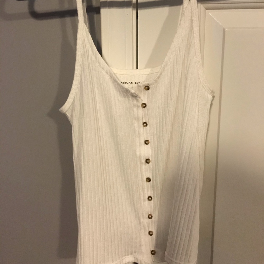 American Eagle white tank top
